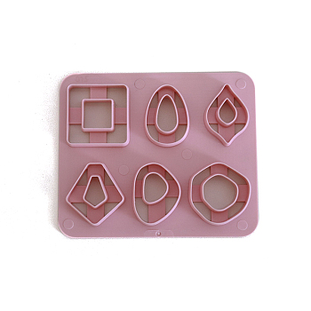 ABS Plastic Plasticine Tools, Clay Dough Cutters, Moulds, Modelling Tools, Modeling Clay Toys for Children, Kite/Irregular Shape, Square, 12x10cm