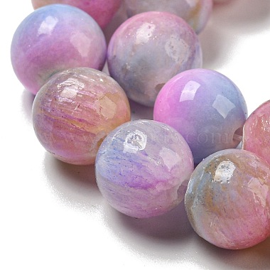 Dyed Natural White Jade Beads Strands(G-F764-03E)-4