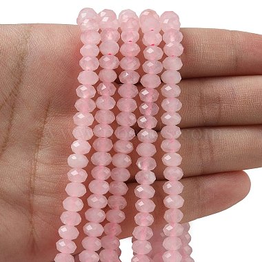 naturelle quartz rose rang&eacute;es de perles(G-D344-A30)-2