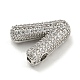 Platinum Plated Brass Micro Pave Cubic Zirconia Pendants(KK-L073-001P-V)-2