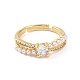 Real 18K Gold Plated Brass Micro Pave Cubic Zirconia Rings(RJEW-J017-VC196)-2
