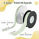 2 Rolls 2 Styles Polyester Ribbon(OCOR-ME0002-02A)-2