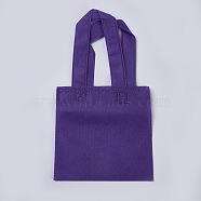 Eco-Friendly Reusable Bags, Non Woven Fabric Shopping Bags, Indigo, 28x15.5cm(ABAG-WH005-15cm-04)