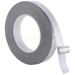 PVC Plastic Waterproof Edge Banding, Adhesive Veneer Edge Trim for Kitchen Sink, Toilet Seam, Corner, Brushed Effect, Silver, 20x0.2mm, about 50m/roll(DIY-WH0419-71B-01)