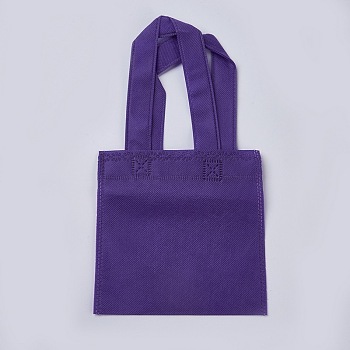 Eco-Friendly Reusable Bags, Non Woven Fabric Shopping Bags, Indigo, 28x15.5cm