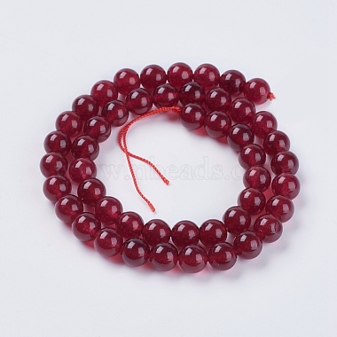 Natural Mixed Gemstone and Dyed Jade Beads Strands(G-G151-8mm-M2)-2