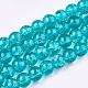 Chapelets de perles en verre craquelé(X-CCG-Q001-6mm-06)-1