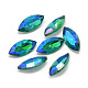 Cabujones de cristal con rhinestone(RGLA-T020-7x15mm-11)-1