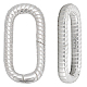 2Pcs 925 Sterling Silver Spring Gate Rings(STER-SC0001-59)-1