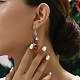 Christmas Bell Alloy Dangle Earrings(WGF39B9-03)-2