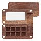 Caja de paleta de pinturas de acuarela de madera de nogal negro(AJEW-WH0504-02)-1