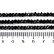 abaloríos de electrochapa cristal strands(GLAA-Q105-04E)-4