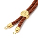 Twisted Nylon Cord Silder Bracelets(DIY-B066-03G)-3