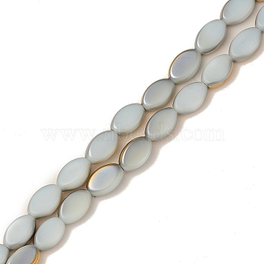 Chapelets de perles en verre galvanoplastique(EGLA-L044-F)-2
