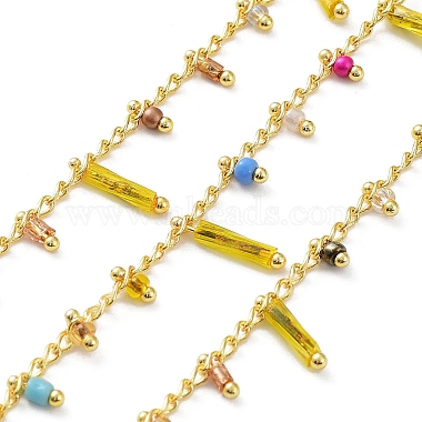 Colorful Brass Link Chains Chain