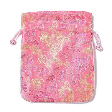 Chinese Style Silk Drawstring Jewelry Gift Bags(PAAG-PW0005-05B)-2