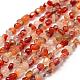 Dyed Natural Carnelian Beads Strands(G-F465-22)-1