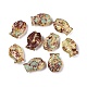 Picasso Transparent Glass Beads(SEED-Q039-03E)-1