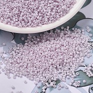 MIYUKI Delica Beads, Cylinder, Japanese Seed Beads, 11/0, (DB1494) Opaque Pale Rose, 1.3x1.6mm, Hole: 0.8mm, about 20000pcs/bag, 100g/bag(SEED-J020-DB1494)