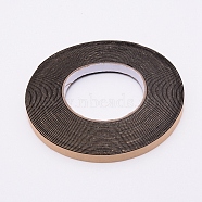 Strong Adhesion EVA Sponge Foam Rubber Tape, Anti-Collision Seal Strip, Black, 10x1.1mm, 10m/roll(TOOL-WH0129-27-21)