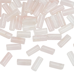 1.5 Strands Natural Rose Quartz Stone Beads Strands, Tube, 13x4~5mm, Hole: 1mm, about 27~30pcs/strand, 15.30 inch(38.86cm)(G-GO0001-18)