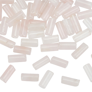 1.5 Strands Natural Rose Quartz Stone Beads Strands, Tube, 13x4~5mm, Hole: 1mm, about 27~30pcs/strand, 15.30 inch(38.86cm)