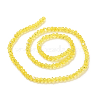 Chapelets de perles en verre galvanoplastique(EGLA-A034-T6mm-L02)-2