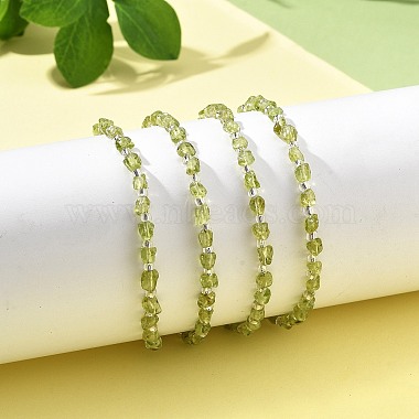 Natural Prehnite Beads Bracelets for Women(BJEW-H623-02S-20)-3