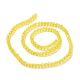 Chapelets de perles en verre galvanoplastique(EGLA-A034-T6mm-L02)-2