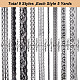 9 Styles Polyester Lace Trim(OCOR-GF0002-56)-2