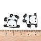 Panda Theme Alloy Enamel Pendants(ENAM-F150-02)-3