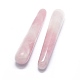 Palitos de masaje de cuarzo rosa natural(G-O175-04)-2