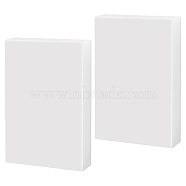 PP Plastic Board, Polyethylene Board, Waterproof and Anticorrosive Hard Board, Rectangle, White, 115.5x75x20.5mm(FIND-WH0110-758A)