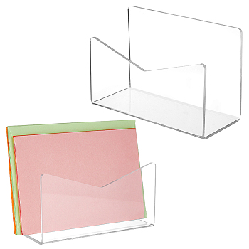 Acrylic Mail Display Stand, Clear, 15.5x8x10.5cm