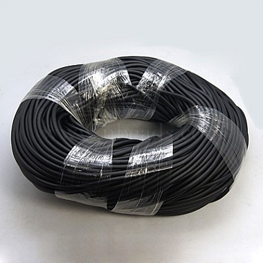 4mm Black Rubber Thread & Cord