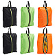WADORN 6Pcs 3 Colors Rectangle Oxford Fabric & Nylon Waterproof Shoes Storage Zipper Bags(ABAG-WR0001-07)-1