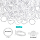 200Pcs Transparent Acrylic Open Cuff Ring Components(TACR-SC0001-22)-2