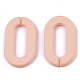 Opaque Spray Painted Acrylic Linking Rings(OACR-N009-002A-A14)-2