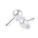 60Pcs 3 Size Grade A Plastic Imitation Pearl Stud Earrings for Women(EJEW-YW0001-09)-2