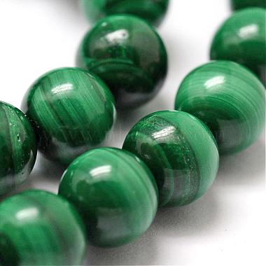 Brins de perles naturelles de malachite(G-O143-10-8mm)-3