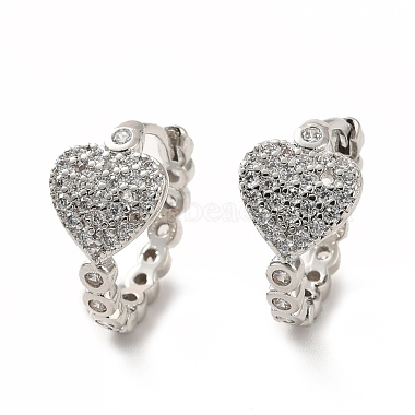 Heart Cubic Zirconia Earrings