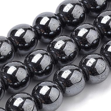 6mm Round Non-magnetic Hematite Beads