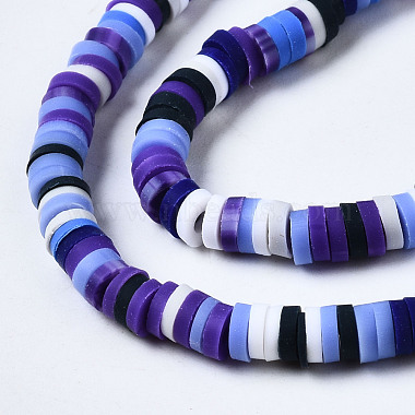 Handmade Polymer Clay Beads Strands(CLAY-N008-010-H48)-2