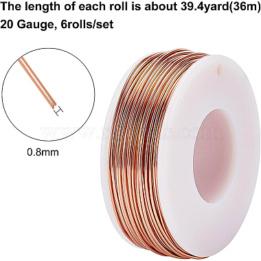 BENECREAT Round Aluminum Wire(AW-BC0003-31B-0.8mm)-3