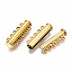 5-Strands Brass Magnetic Slide Lock Clasps(KK-Q740-18G)-2