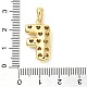 micro cuivres ouvrent pendentifs de zircons(KK-E061-03G-06)-3