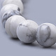 Abalorios naturales howlite hebras(X-G-S259-47-6mm)-3