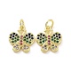 Brass Micro Pave Colorful Cubic Zirconia Charms(KK-E068-VF096)-2