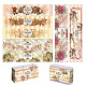 90piezas 9 estilos de etiqueta de papel de jabón con patrón de rosas(DIY-WH0399-69-028)-1