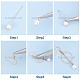 SUNNYCLUE DIY Imitation Pearl Dangle Earring Making Kits(DIY-SC0016-51)-4